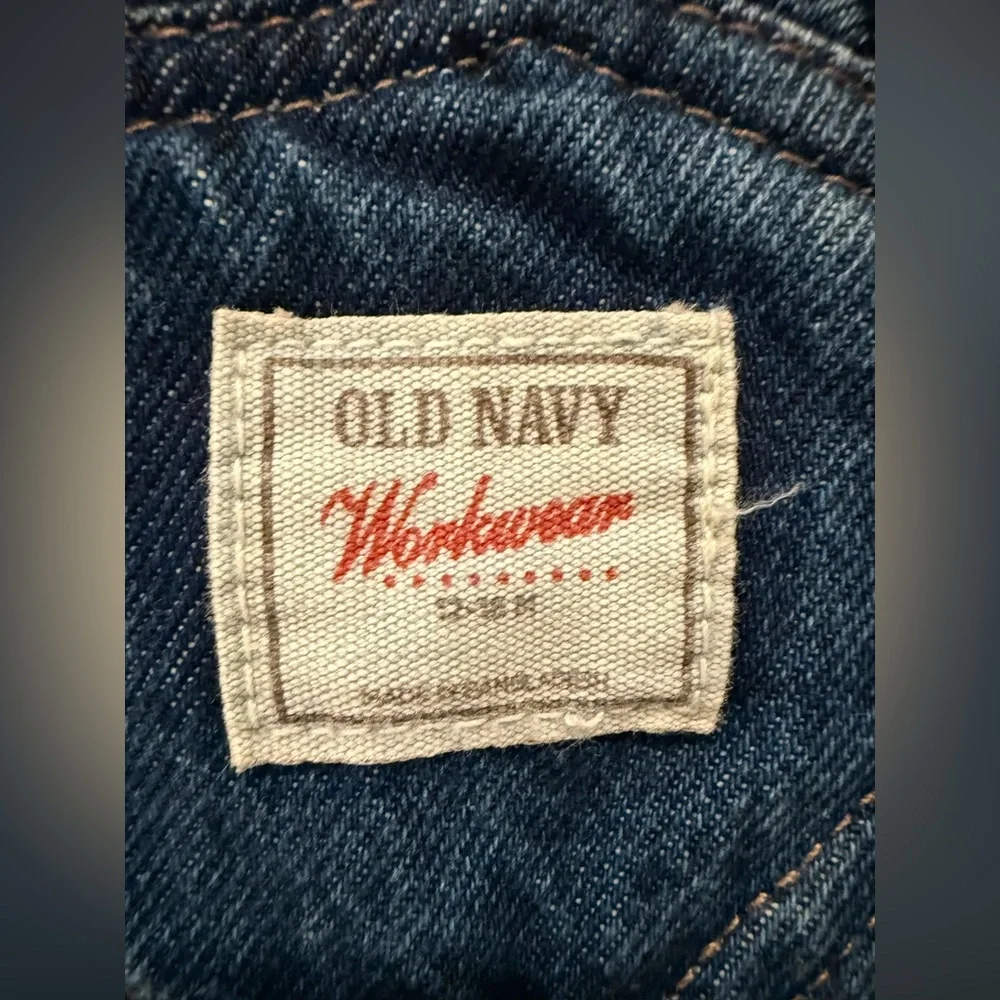 Old Navy Unisex Workwear Kids Denim Overalls Size‎ 12-18mo